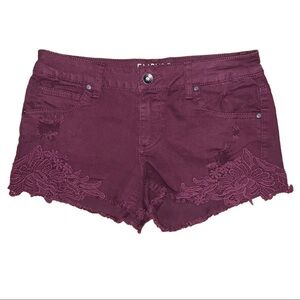 Empyre Natasha Distressed Jean Shorts Size 1